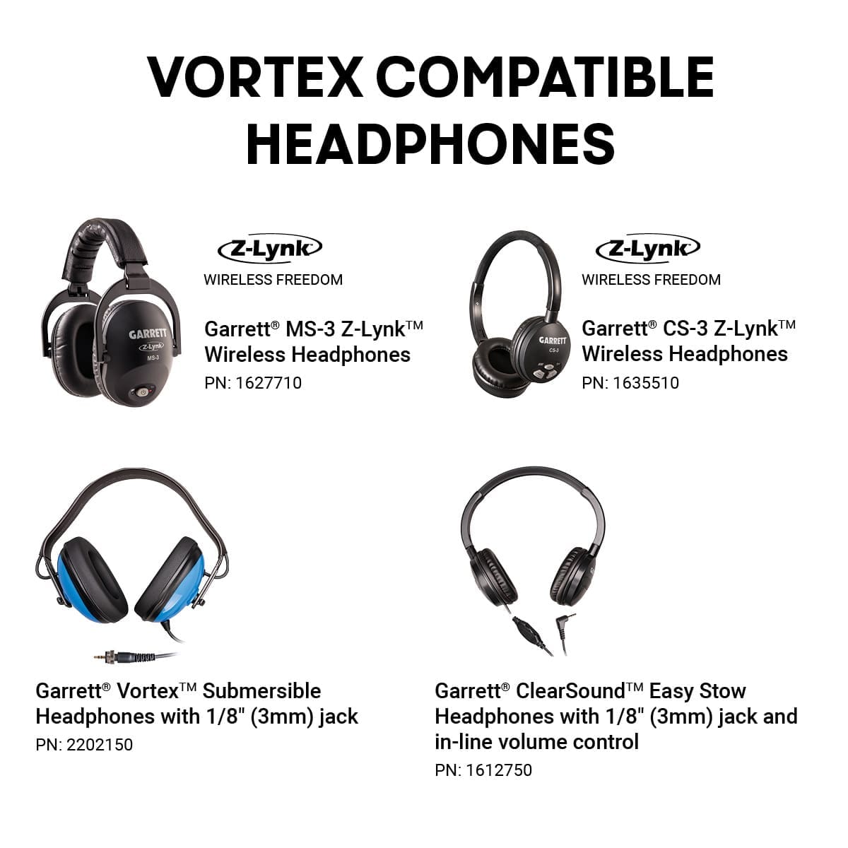 Tekirdağ Garrett Vortex VX9 Dedektör - Z-Lynk uyumu, hedef sesinin gecikmesiz ve daha kontrollü takip edilmesini sağlar.