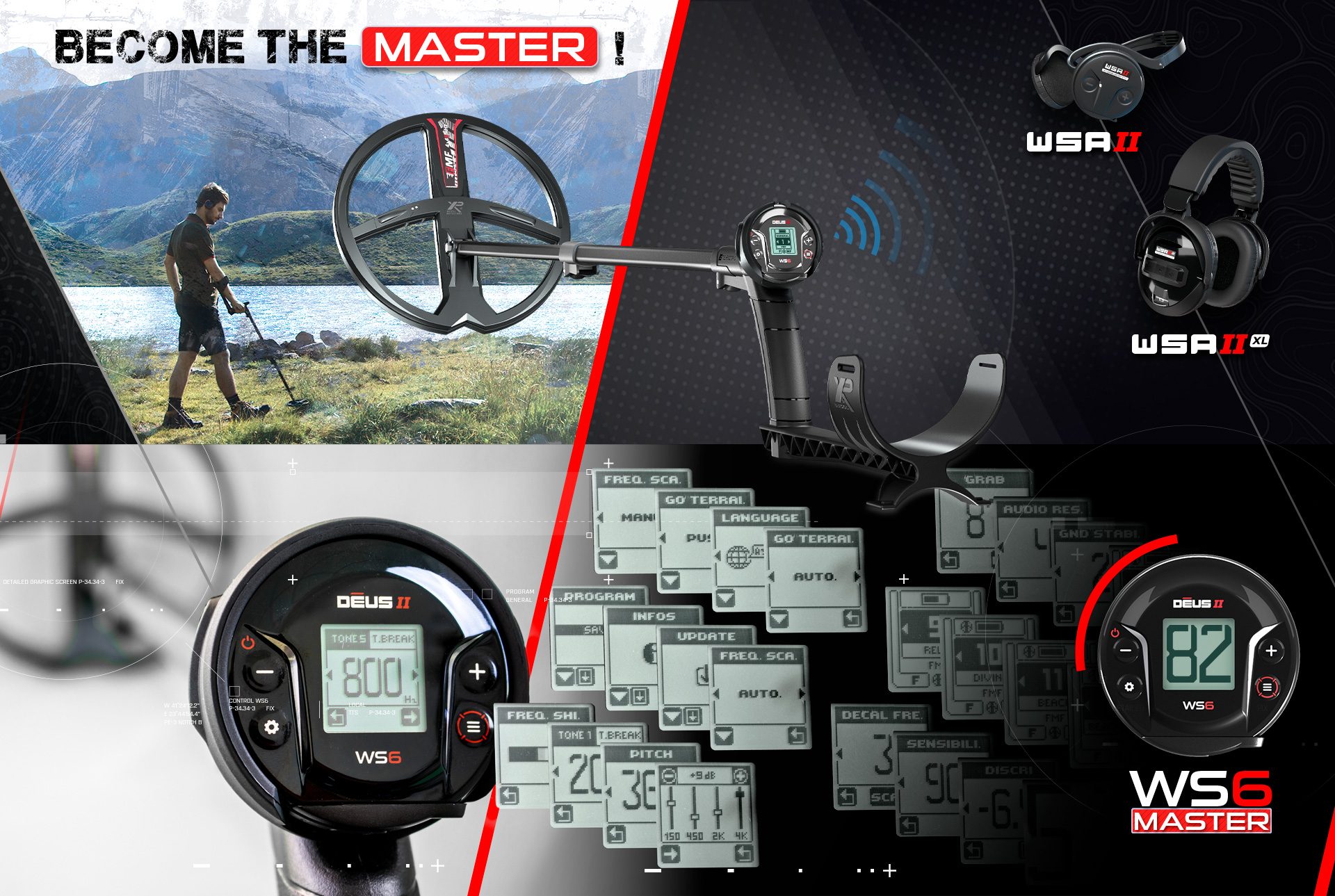 Tekirdağ XP Deus II WS6 MASTER - XP WS6 MASTER Deus 2 saha ve su kullanımı